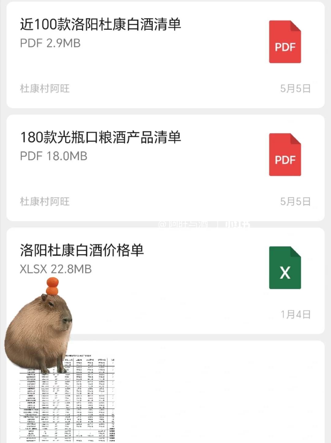 180款光瓶口粮酒清单，价格利润真的绝了