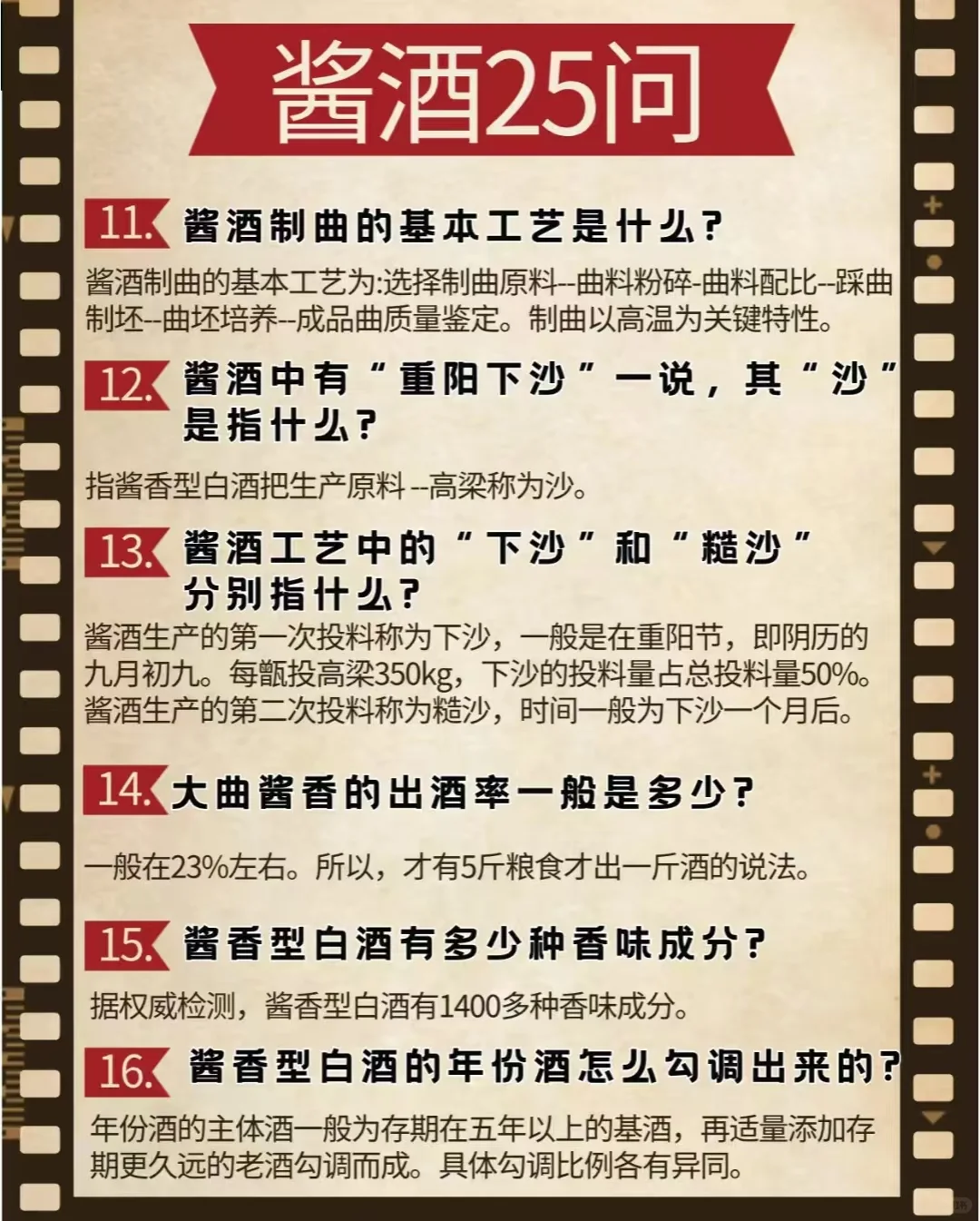 饮酒的那些小知识！白酒百科