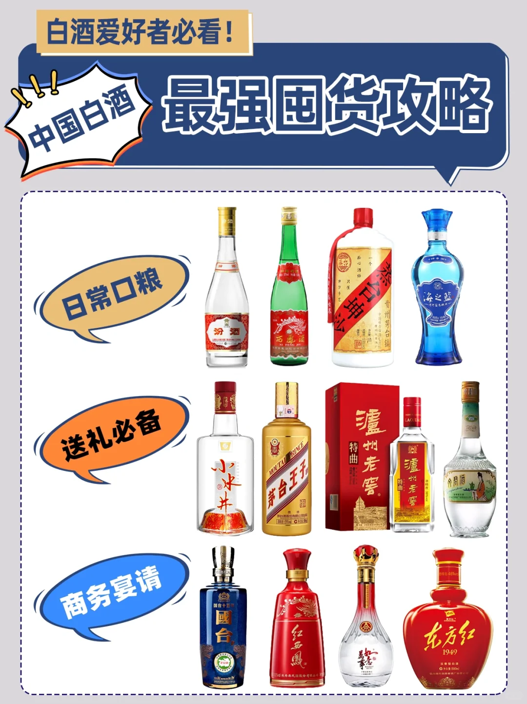 ?白酒爱好者最强囤酒攻略?性价比都很高?