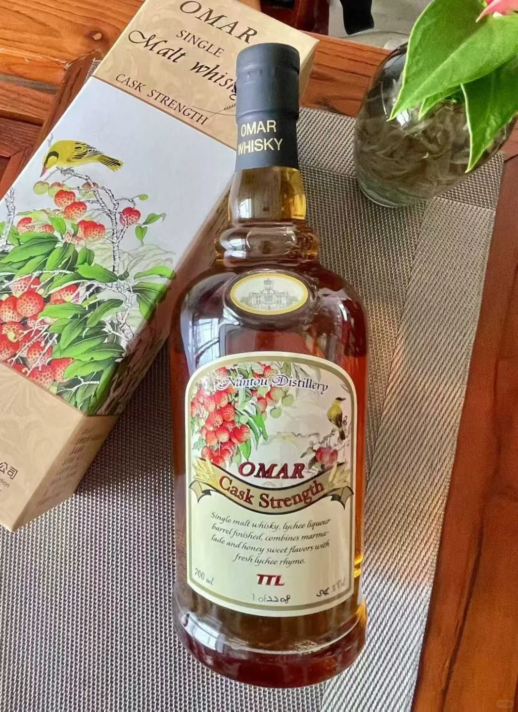 OMAR原桶強度荔枝桶度數：54度容量