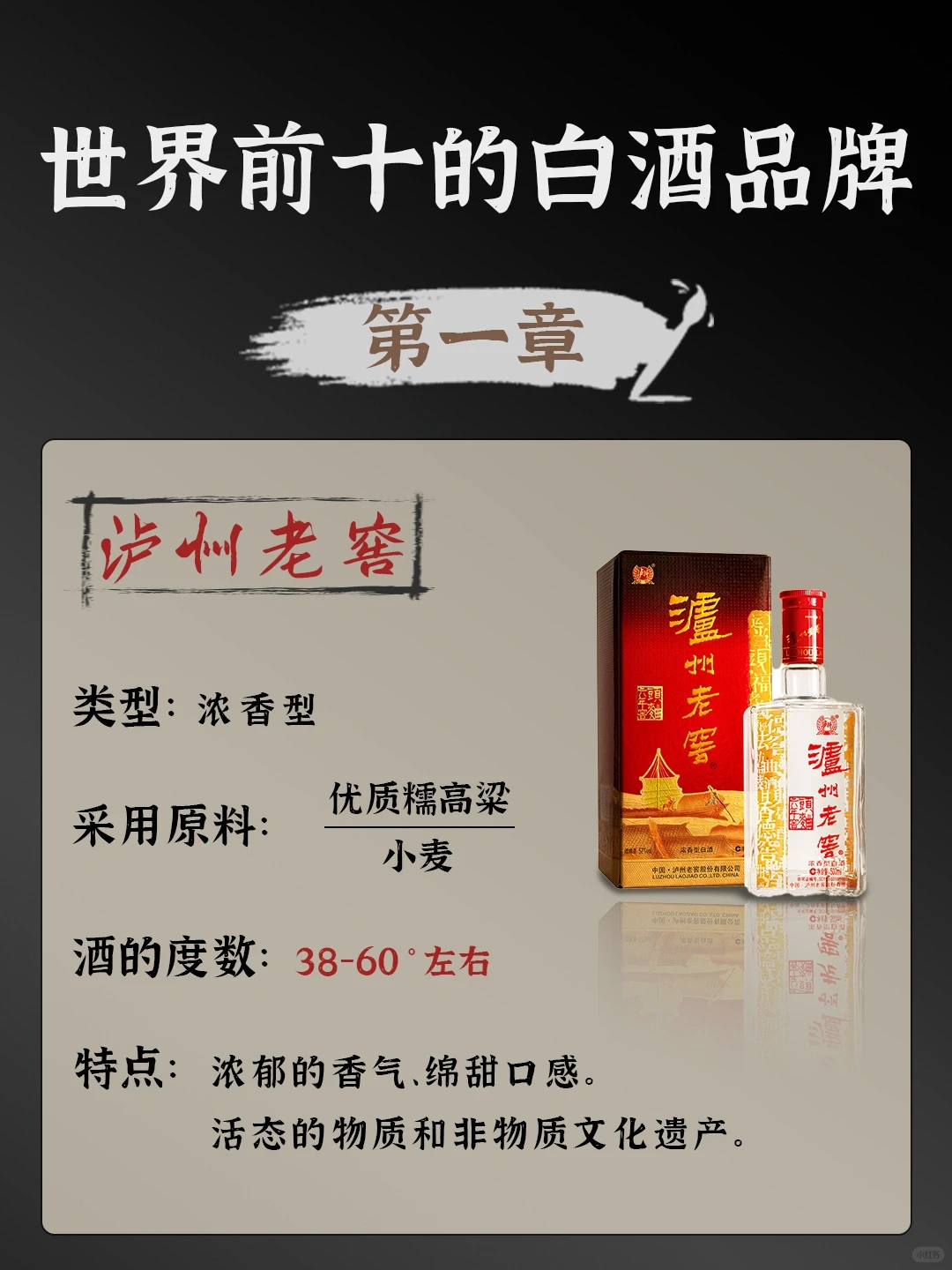 世界前十的白酒品牌！