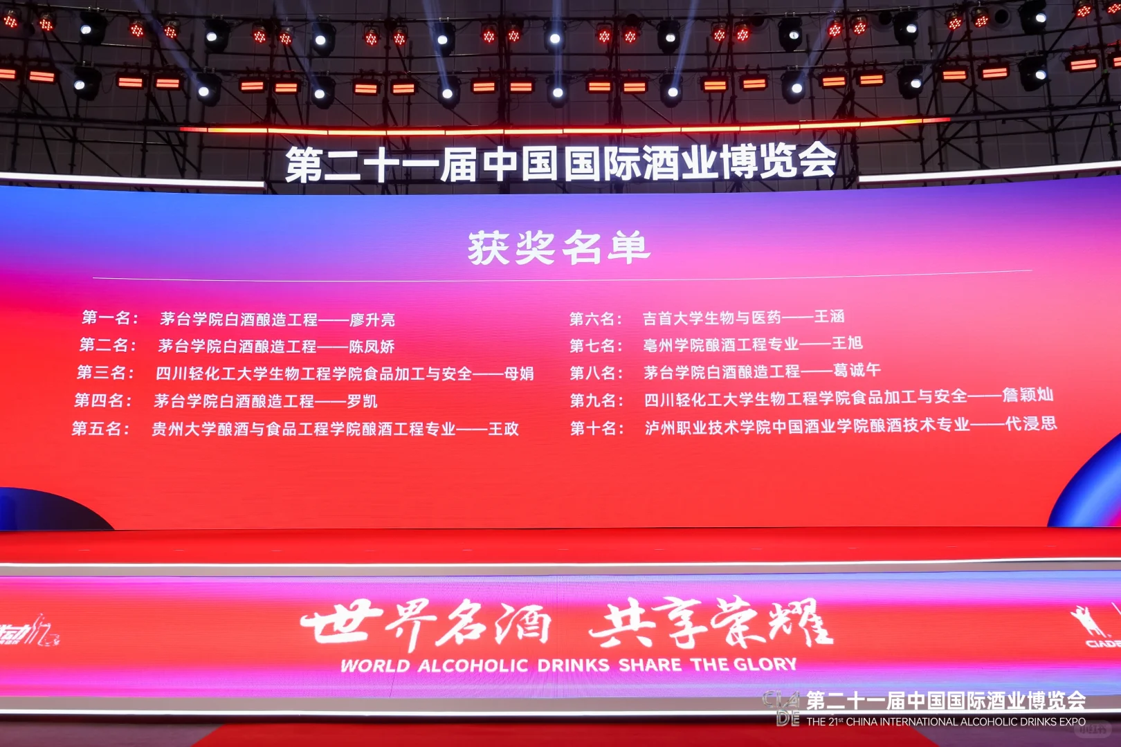 ?|品酒大赛拿奖啦！