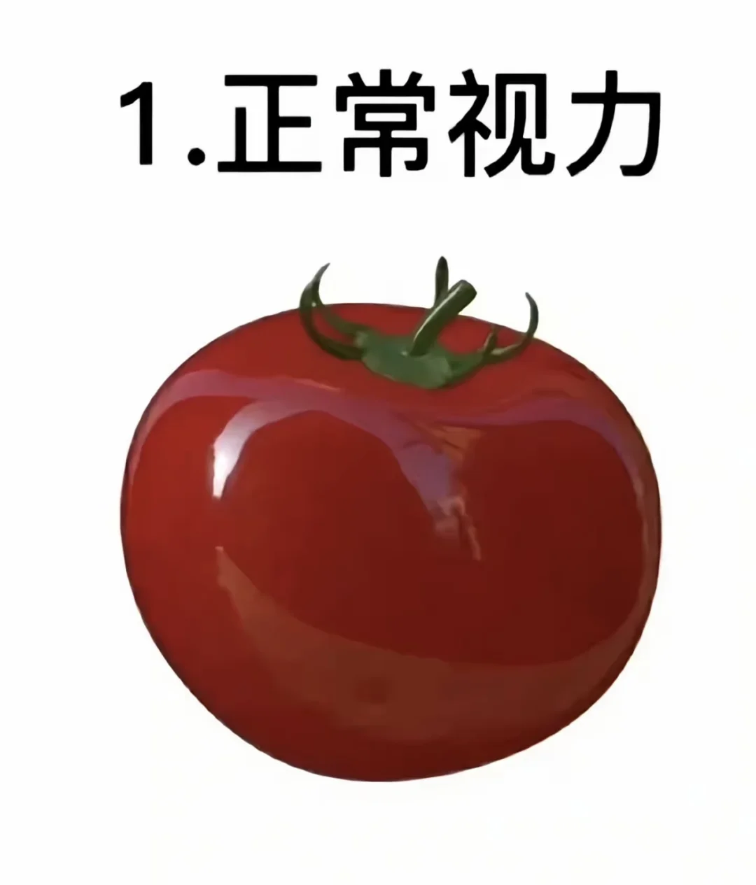 对照图片?看看你近视到什么程度了