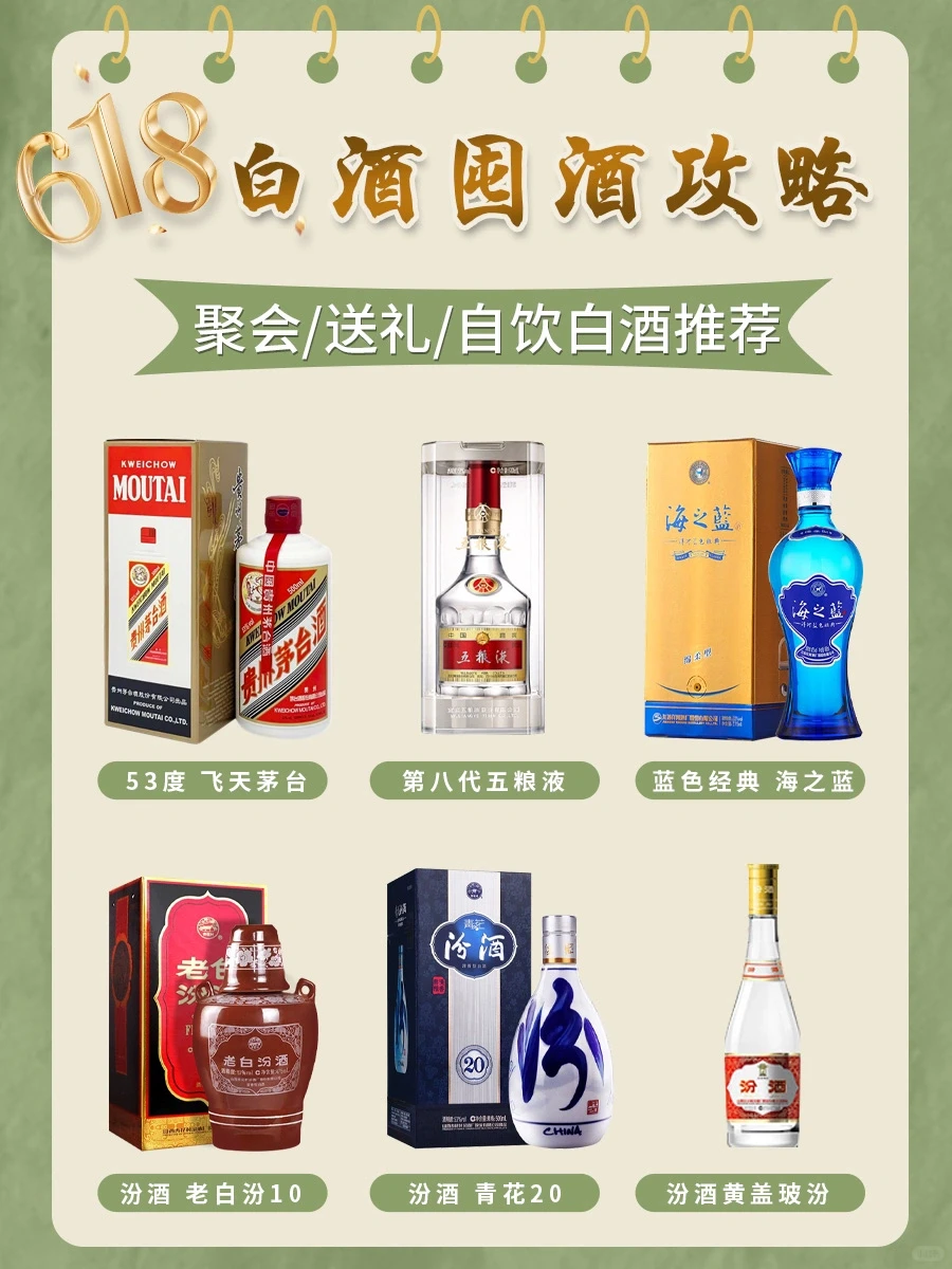 618白酒囤酒推荐！！！?