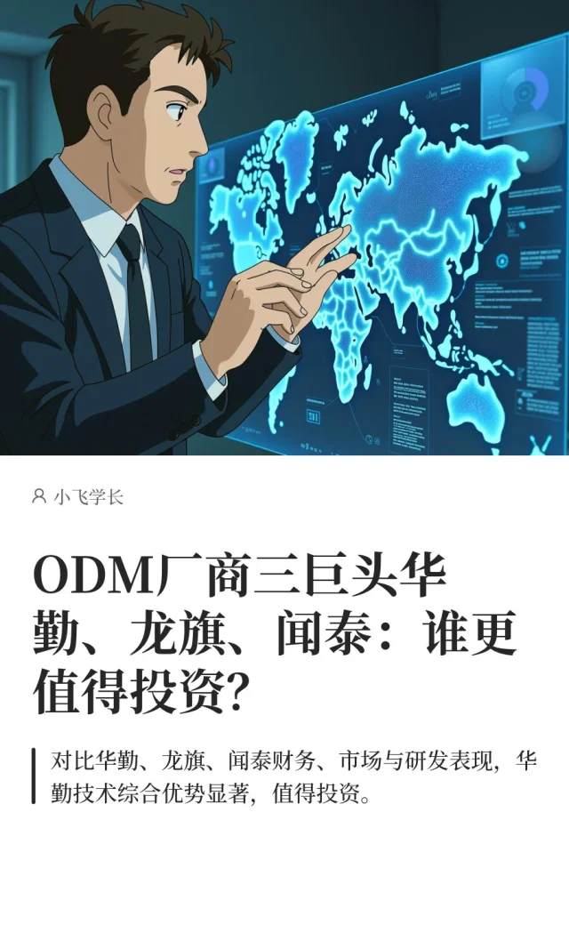 华勤、龙旗、闻泰三巨头：谁更值得投资？