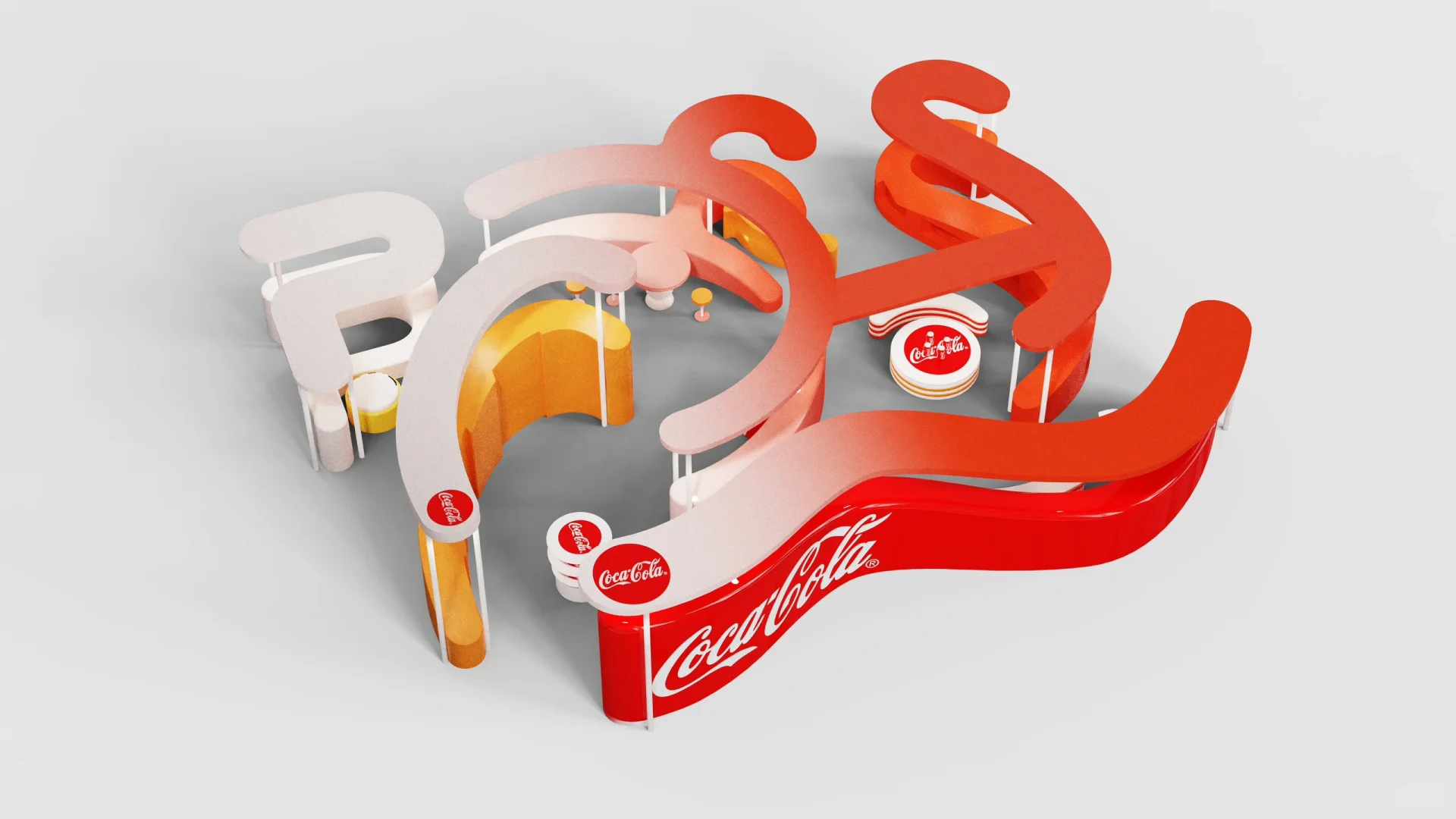 Private original｜工设生的可乐展厅设计?