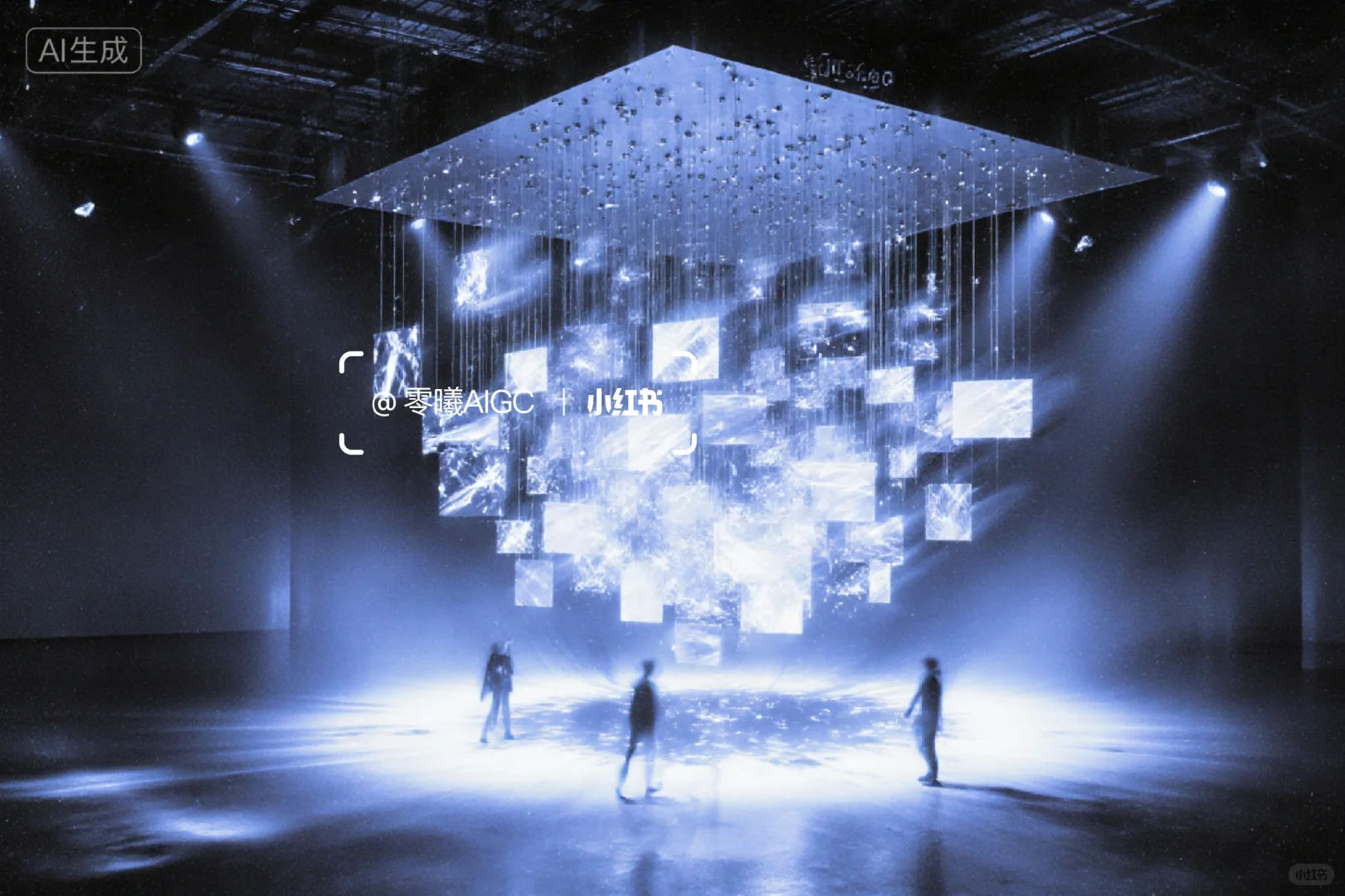 数字艺术Led屏矩阵光影剧场展厅概念