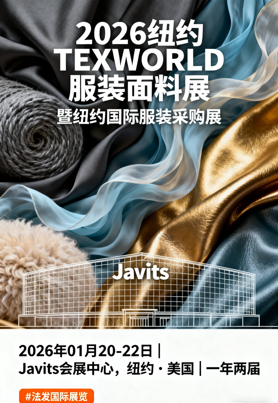 2026年1月美国纽约TEXWORLD服装面料展