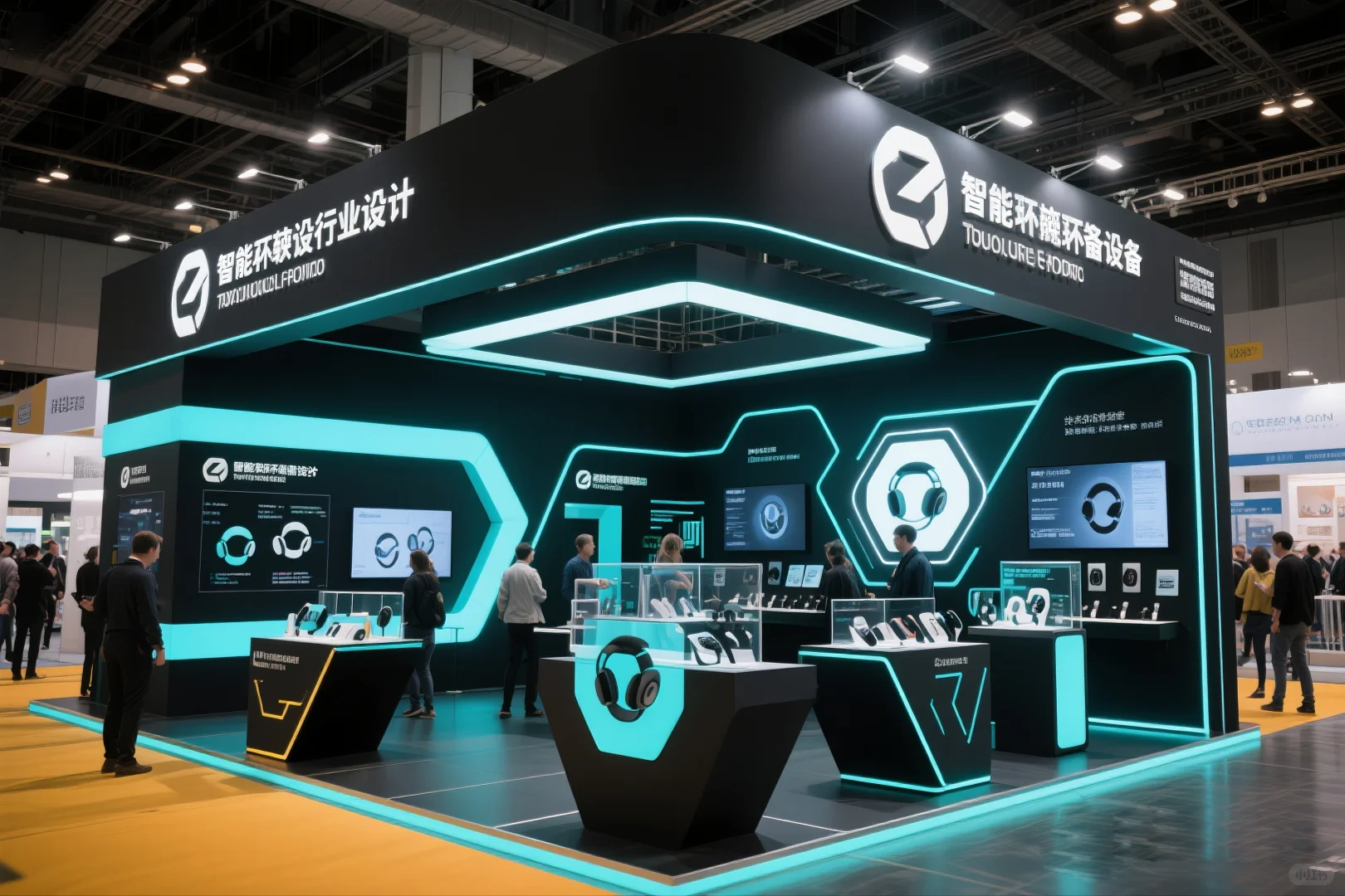 041｜AI-100套展台案例｜智能穿戴设备行业