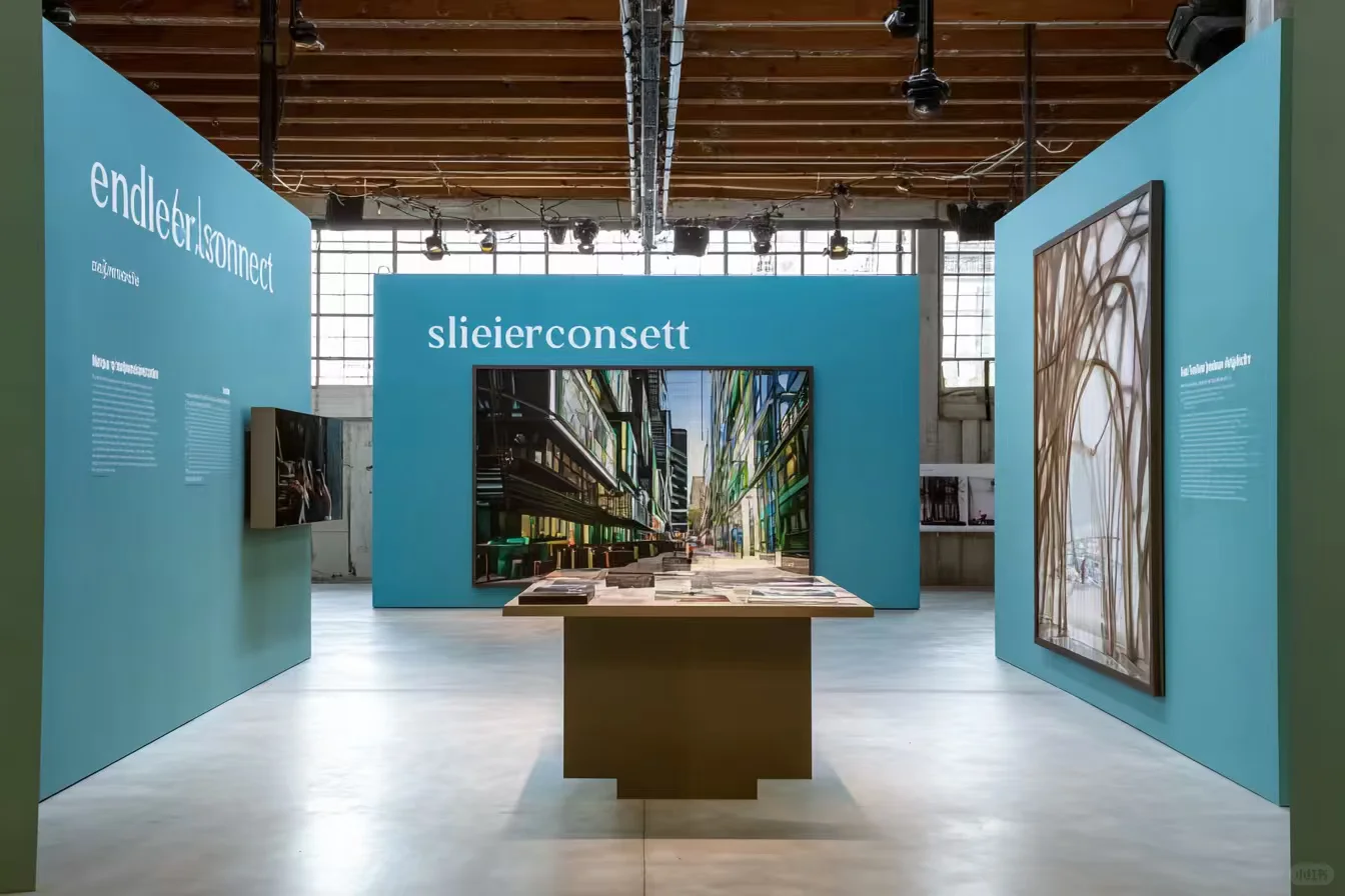 工业风与建筑艺术交融的展厅