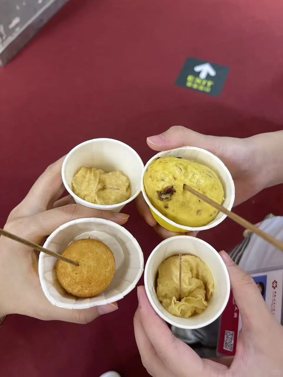 我在广交会吃撑了....