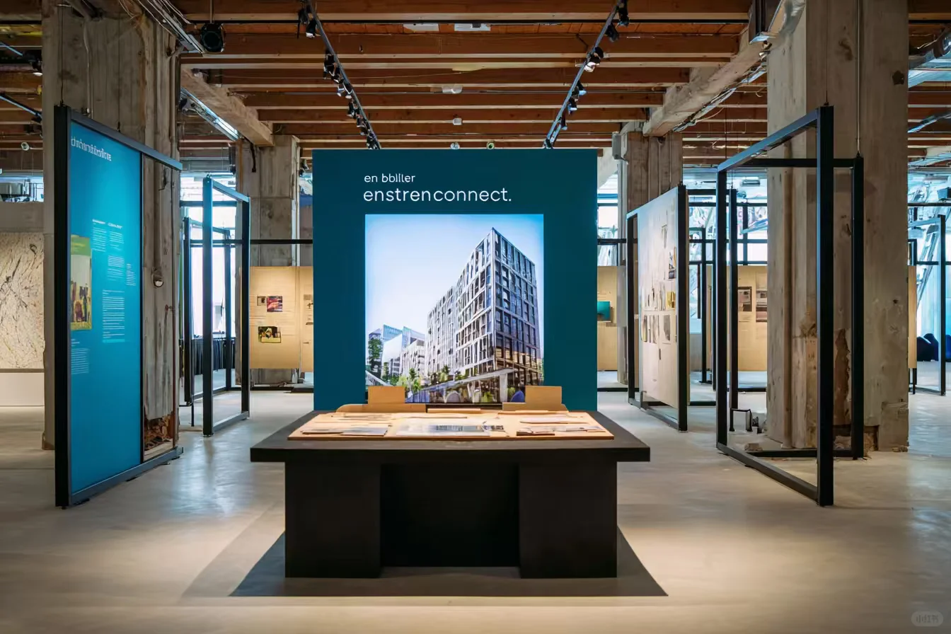 工业风艺术展览空间