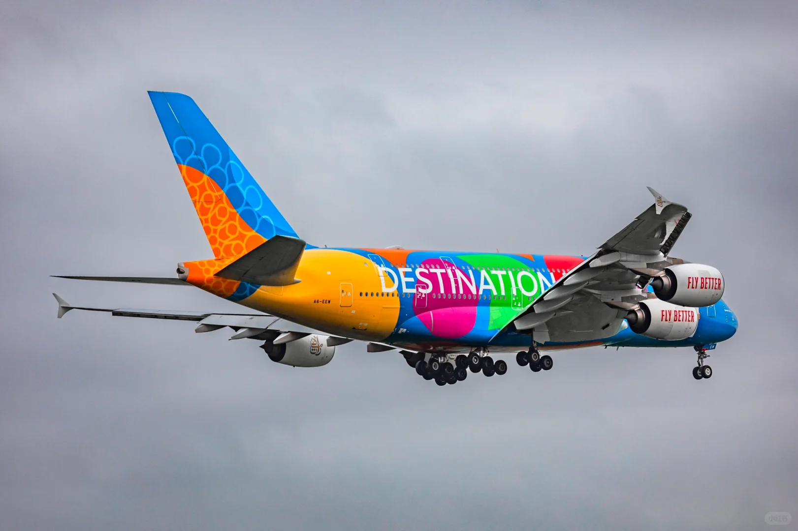 阿联酋航空迪拜世博会涂装380