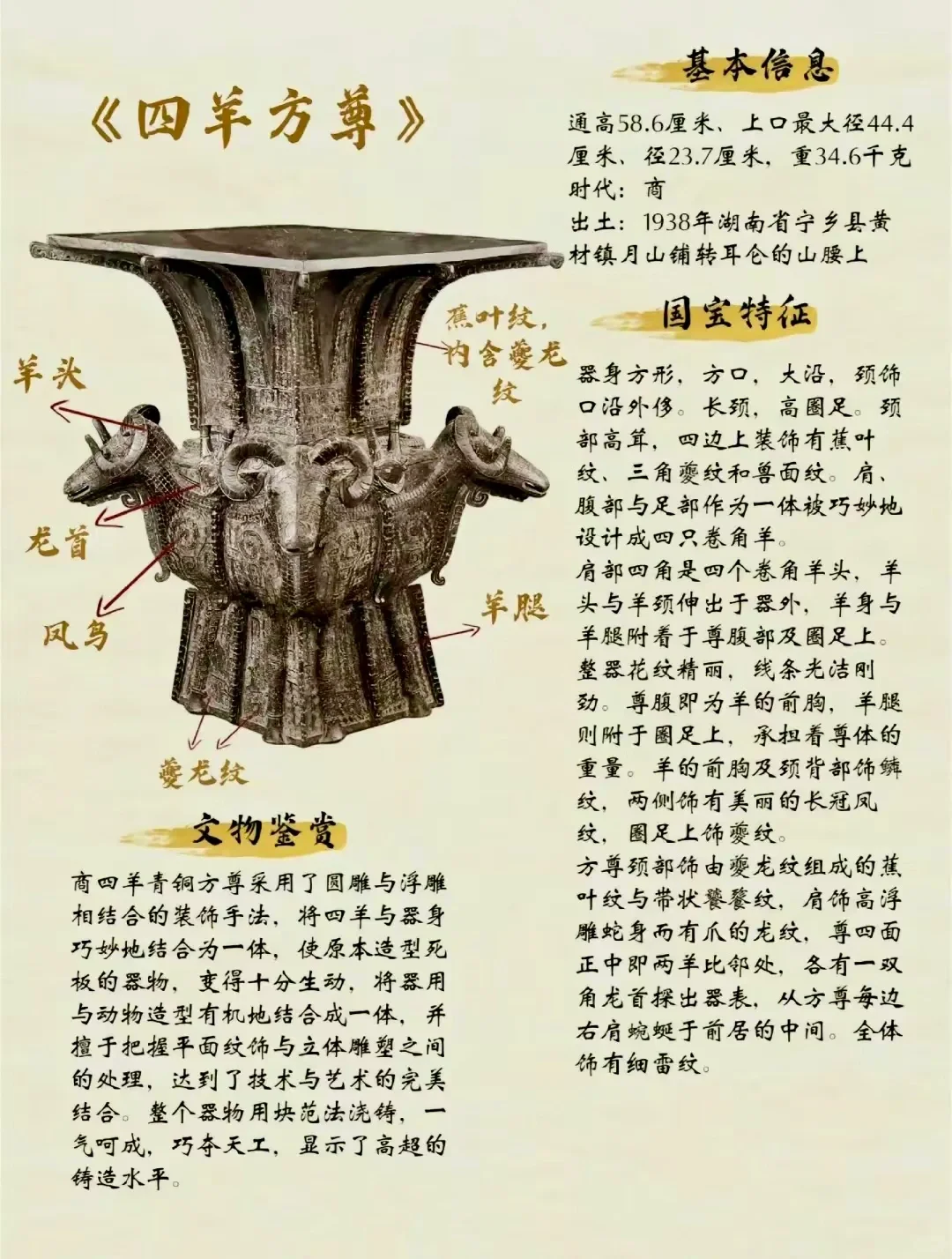 让人叹为观止！国家博物馆的十大镇馆之宝。