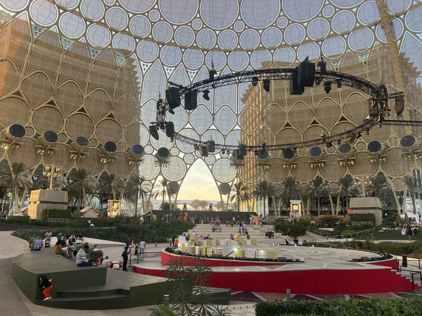 迪拜世博的“冬日城”