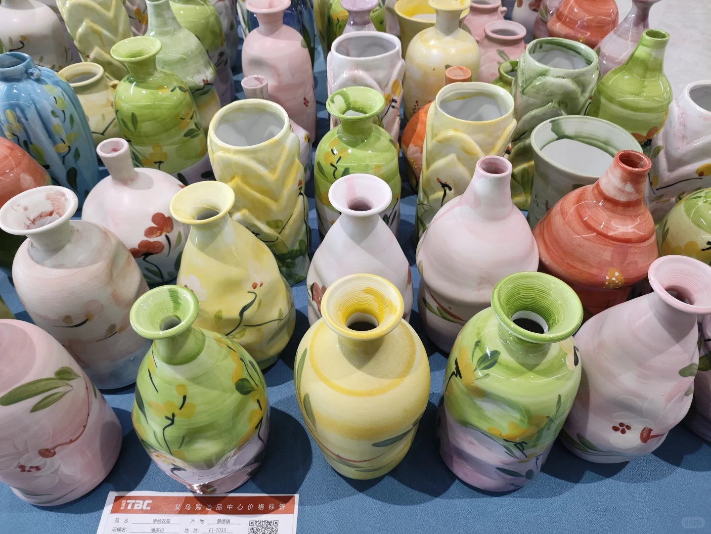 义乌逛展挖到宝！陶瓷花瓶也太会拿捏少女心