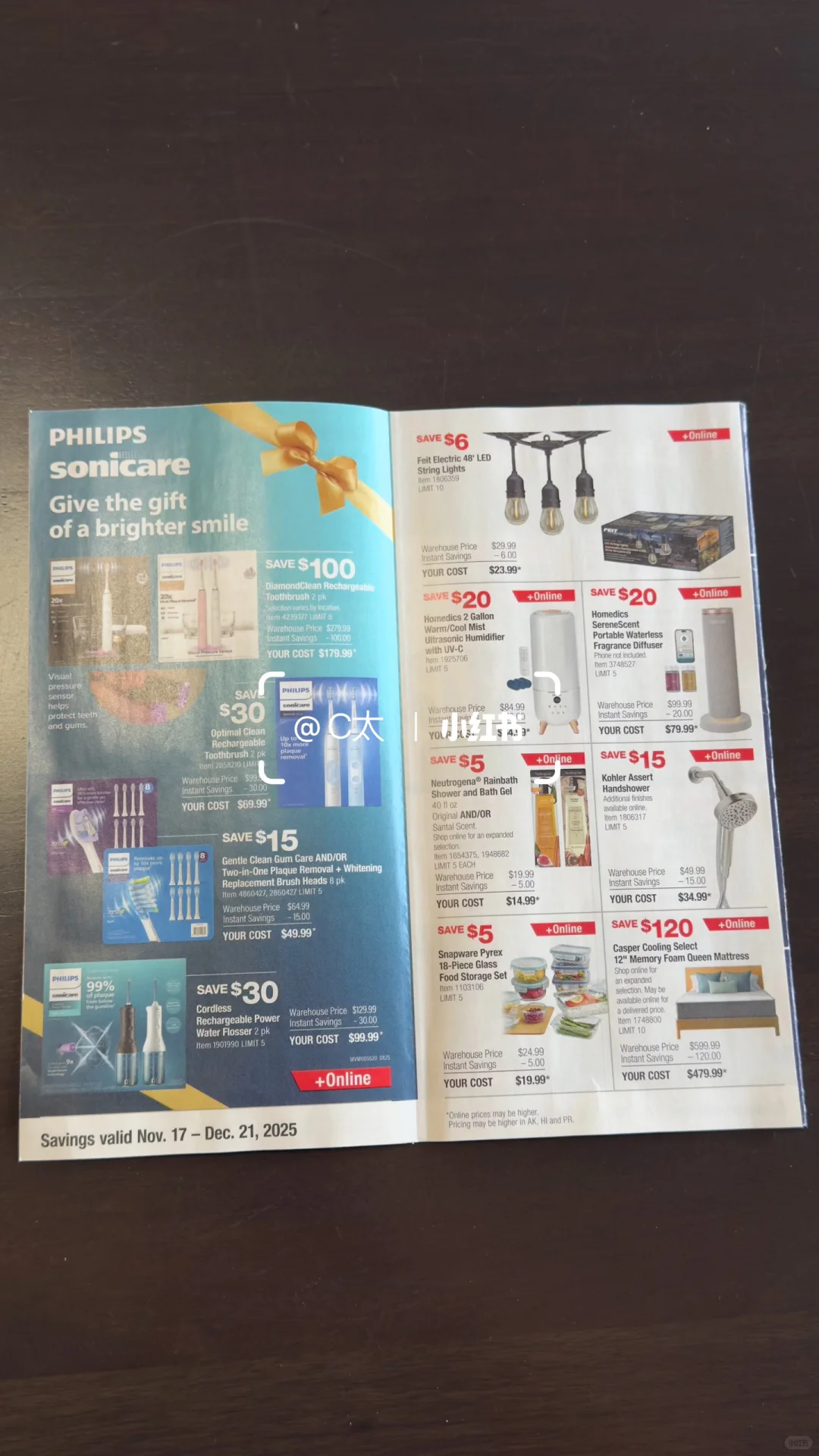 北美costco打折｜11/17-12/21-2025