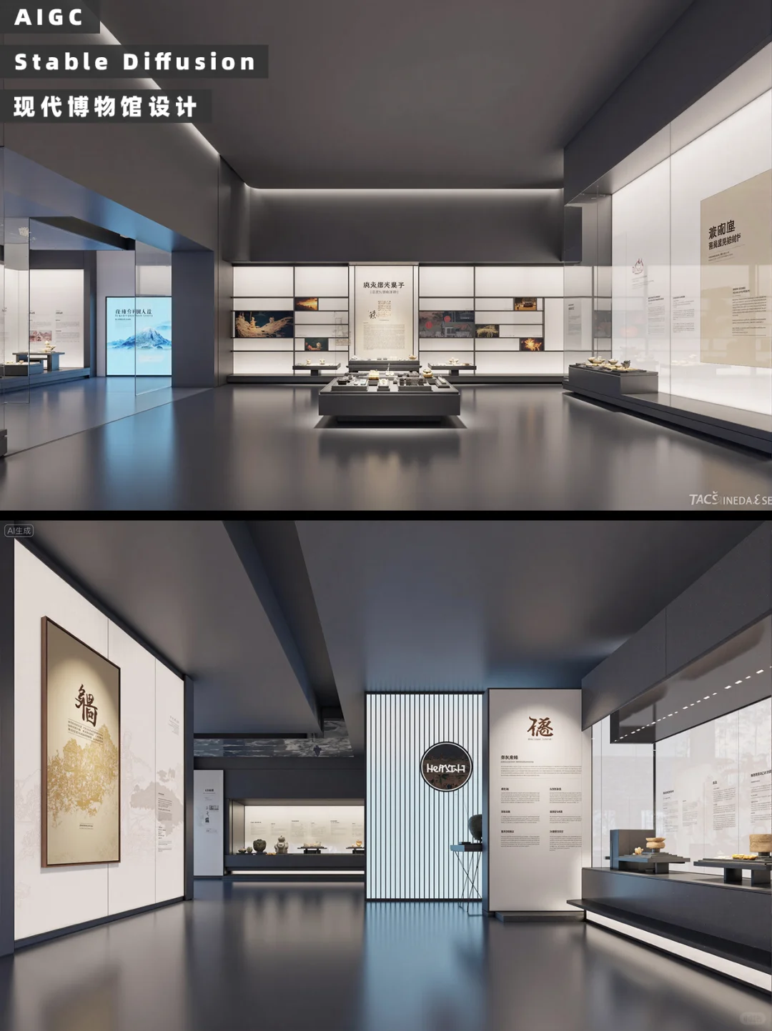 【第五十八期】AIGC现代博物馆设计