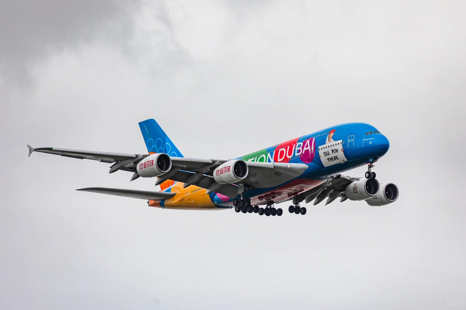 阿联酋航空迪拜世博会涂装380