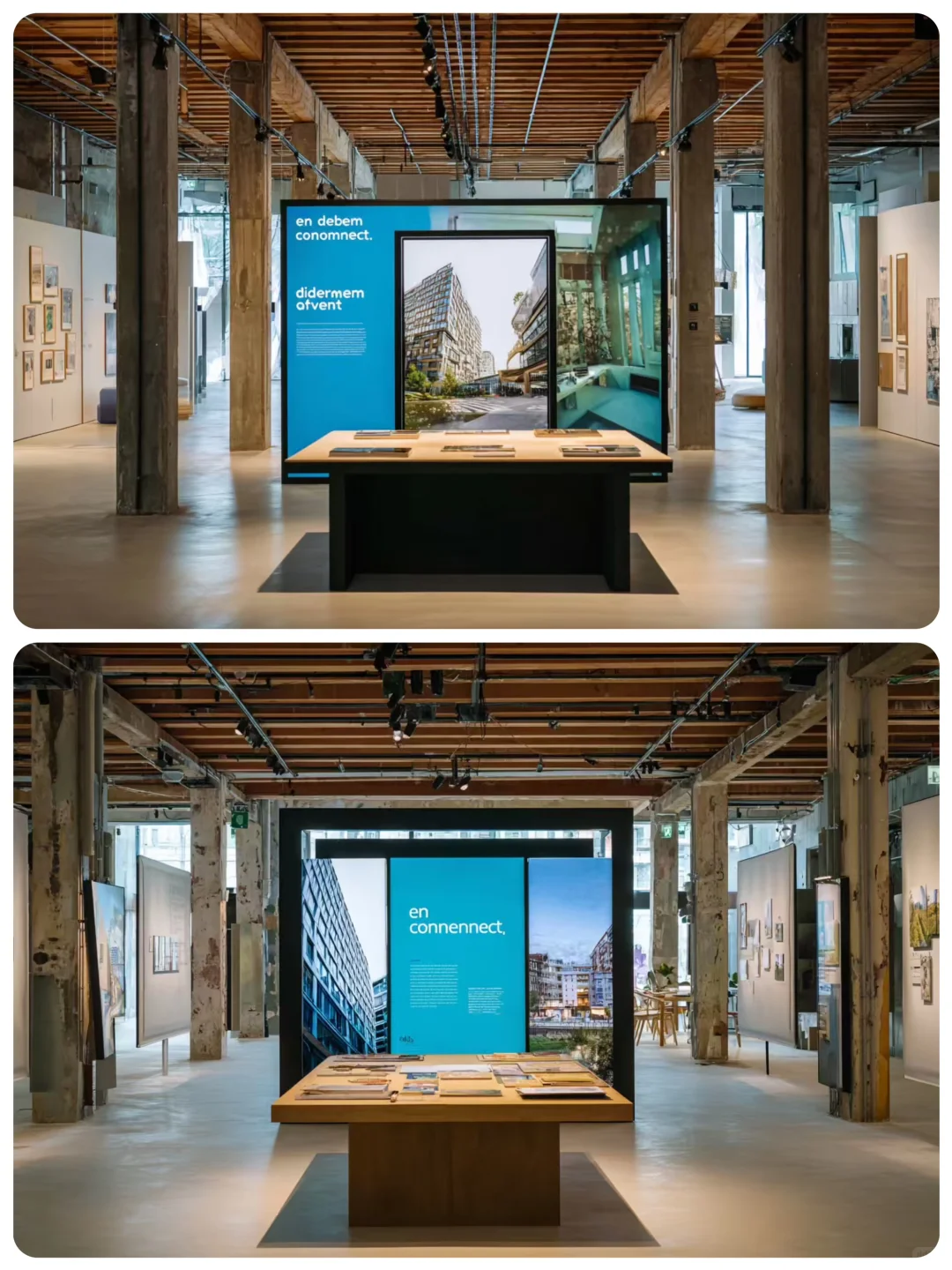 工业风艺术展览空间