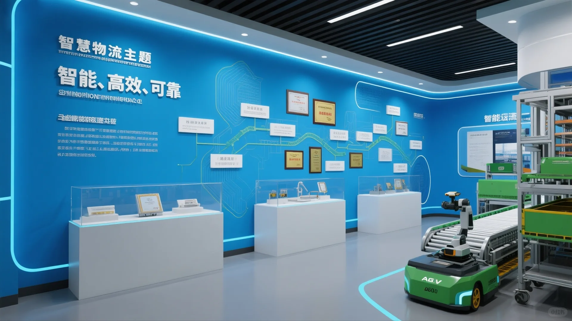 展厅设计案例｜智能物流仓储设备企业