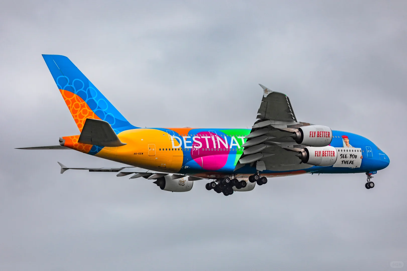 阿联酋航空迪拜世博会涂装380