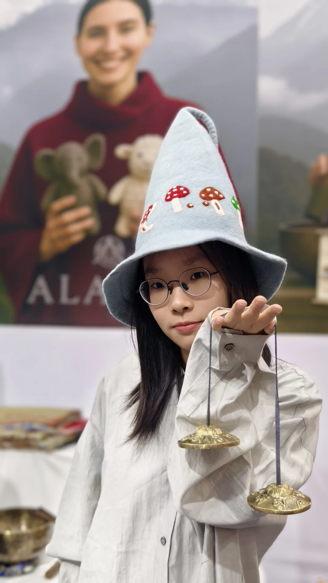 进博会尼泊尔火爆的手作羊毛毡