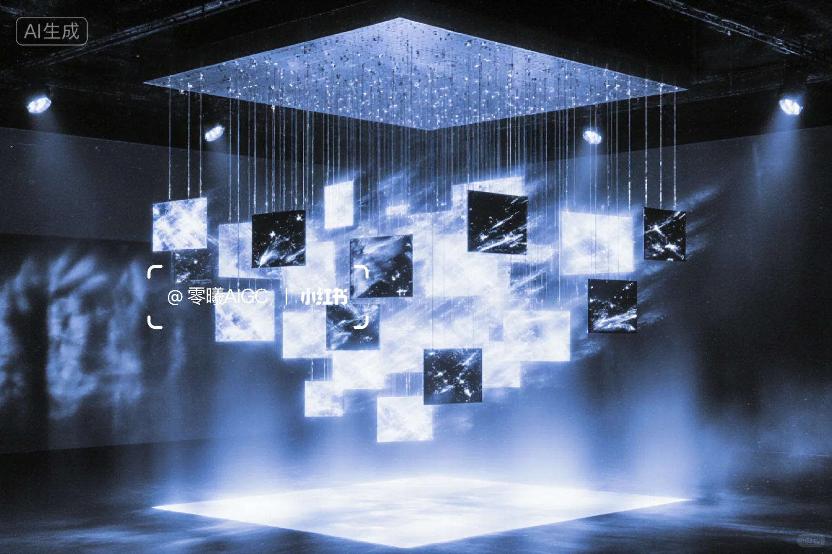 数字艺术Led屏矩阵光影剧场展厅概念