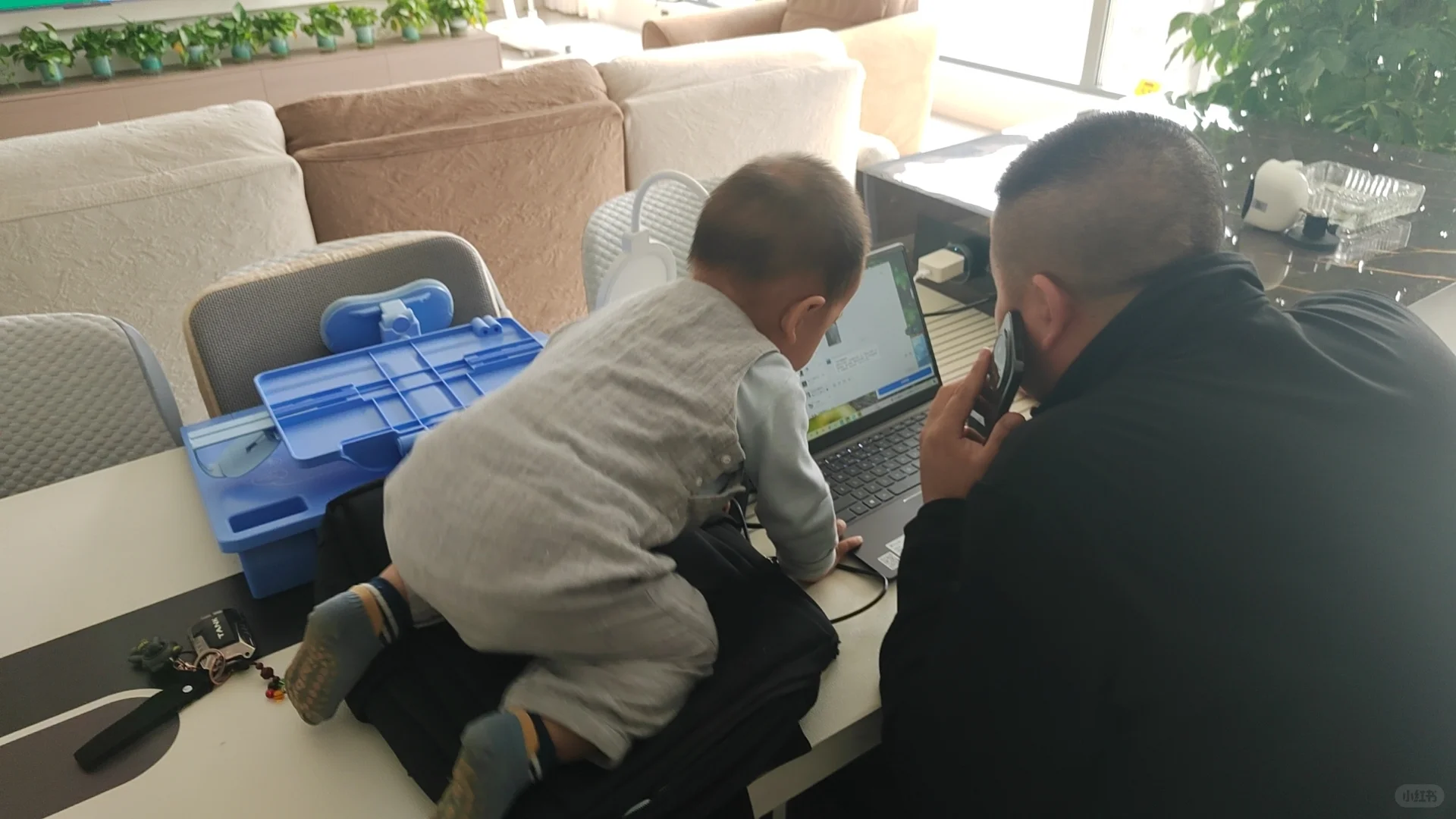 他今天跟我谈心了