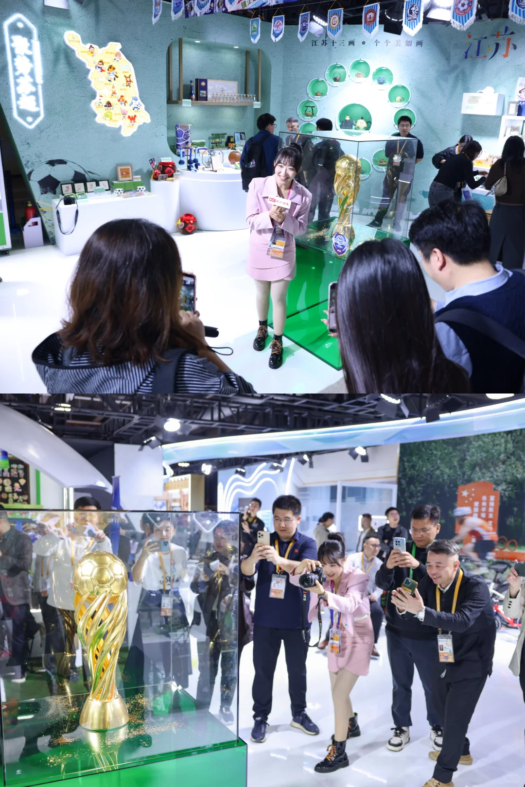 来了来了她来了！第八届进博会记者工作照