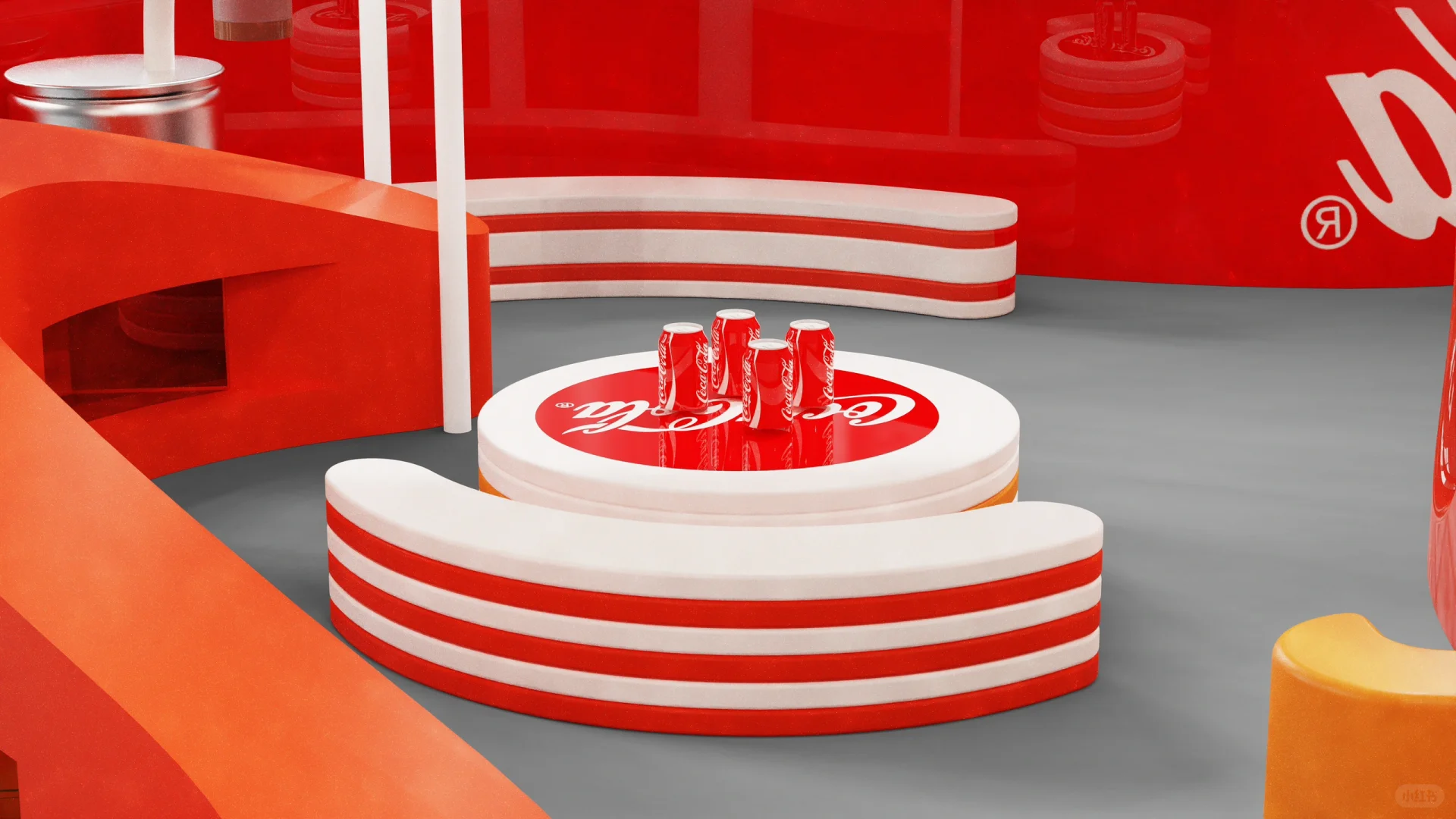 Private original｜工设生的可乐展厅设计?