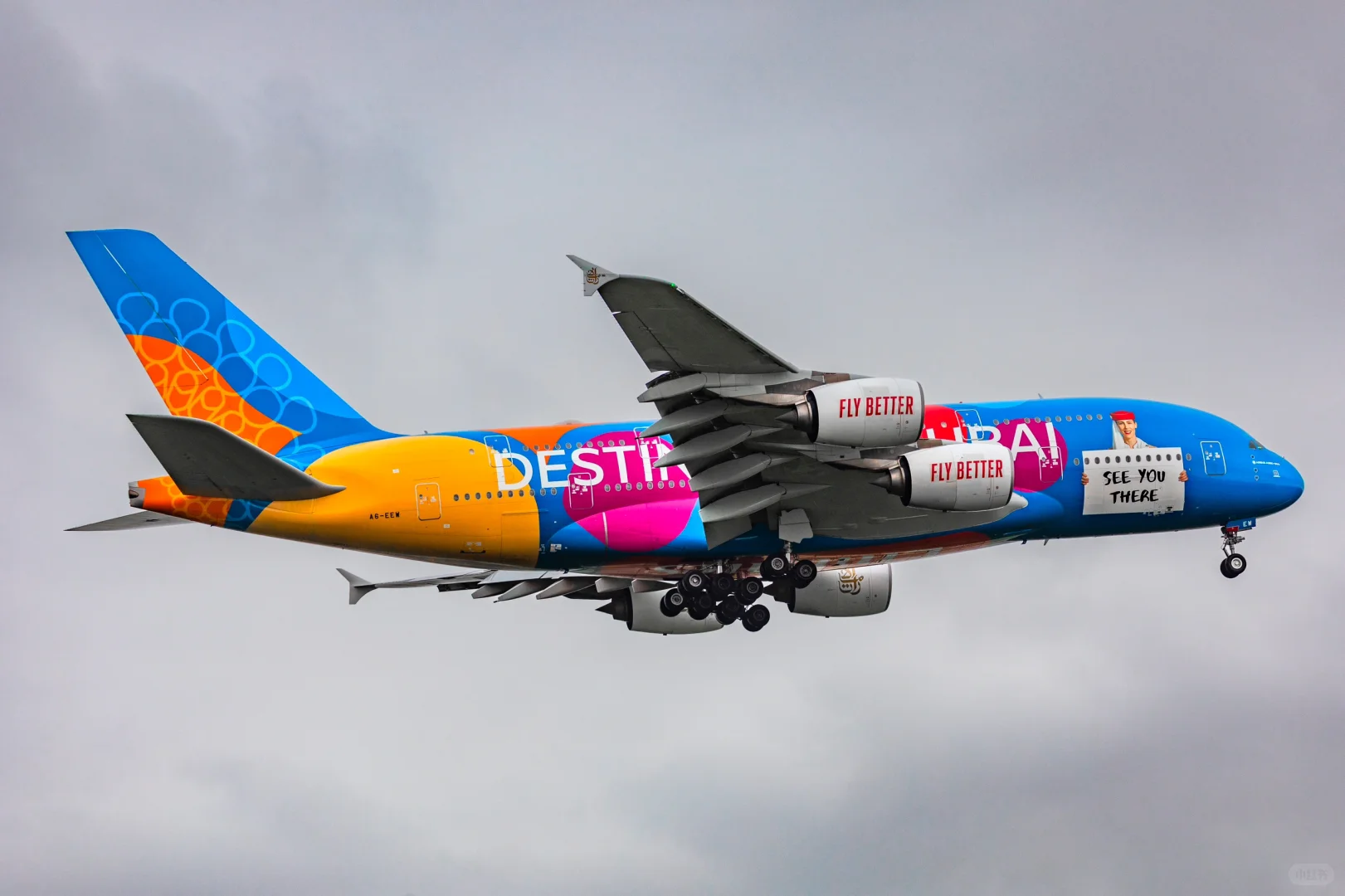 阿联酋航空迪拜世博会涂装380