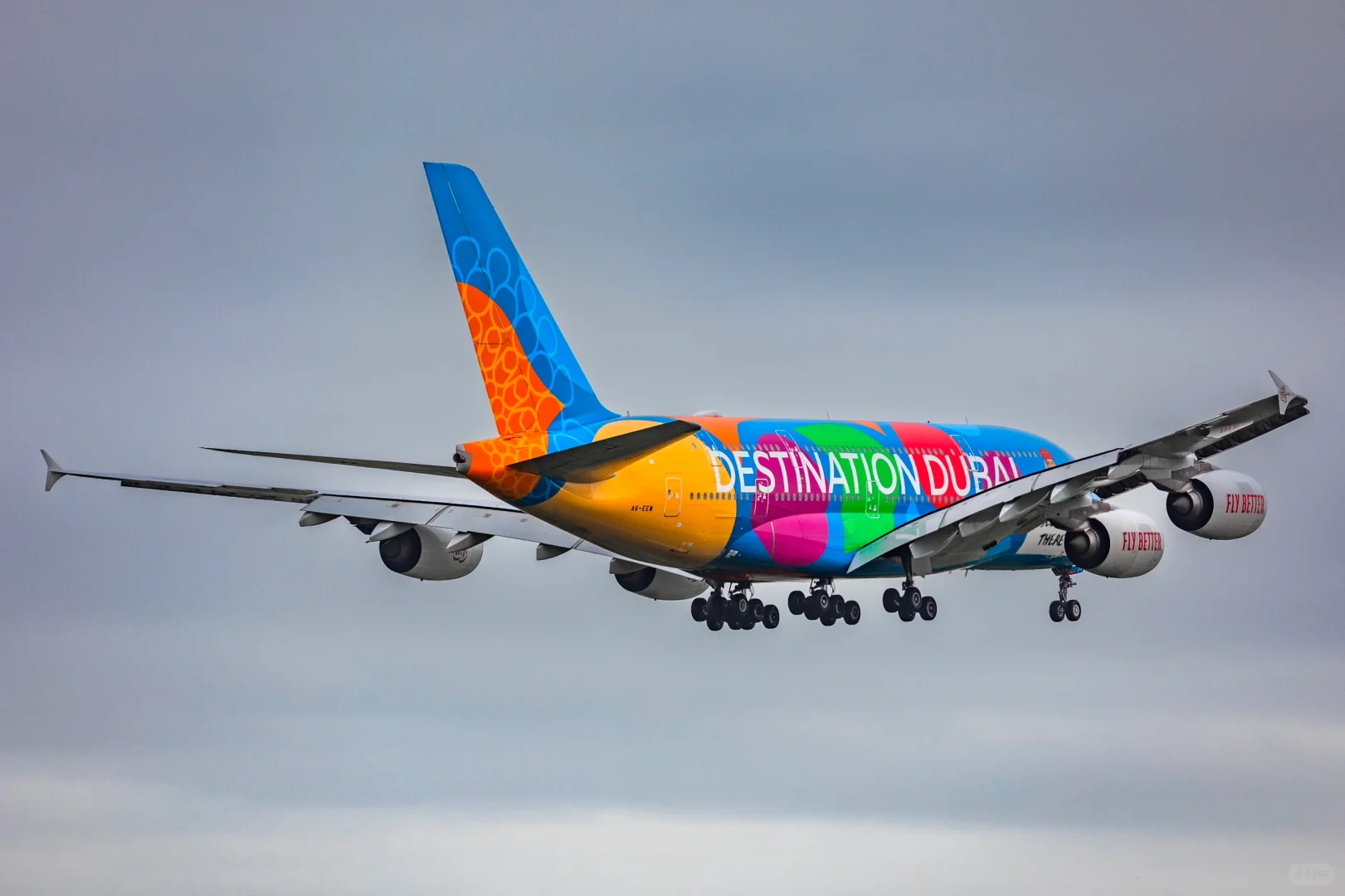 阿联酋航空迪拜世博会涂装380