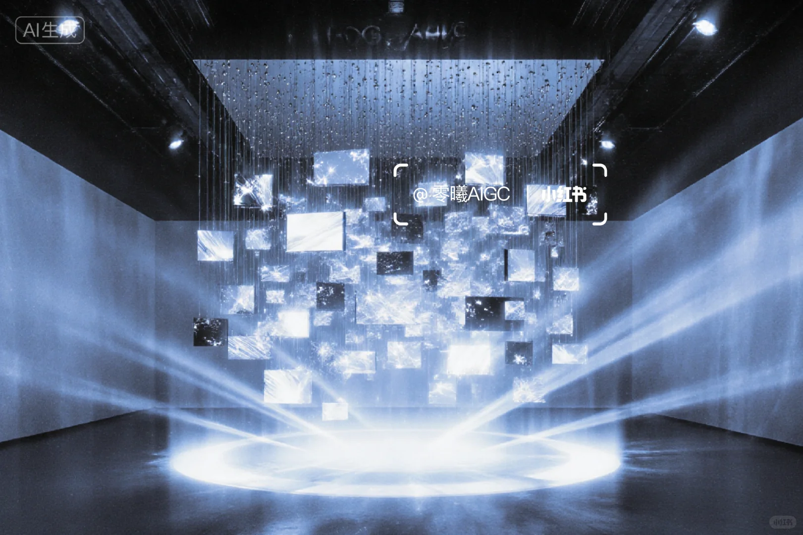 数字艺术Led屏矩阵光影剧场展厅概念