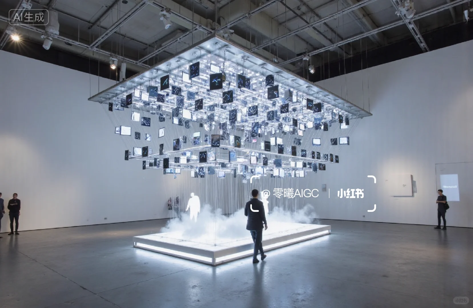 数字艺术Led屏矩阵光影剧场展厅概念