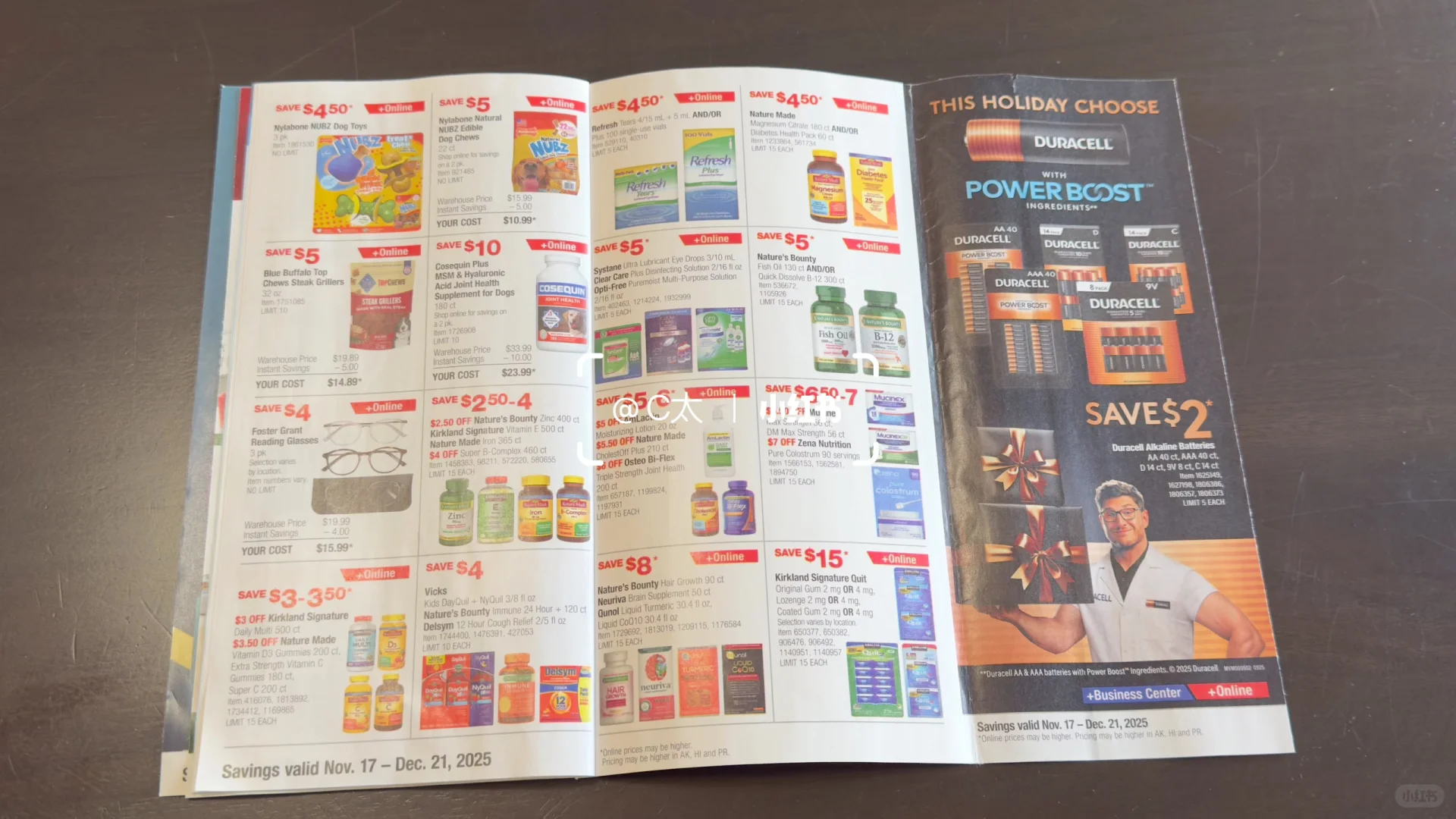 北美costco打折｜11/17-12/21-2025