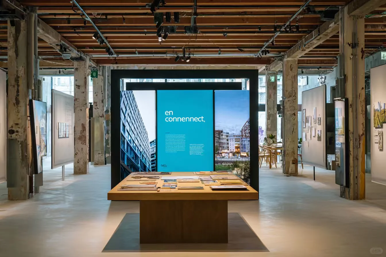 工业风艺术展览空间