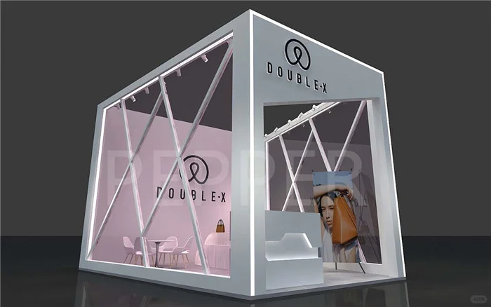 小型展台效果也可以不平庸，广交会展台设计