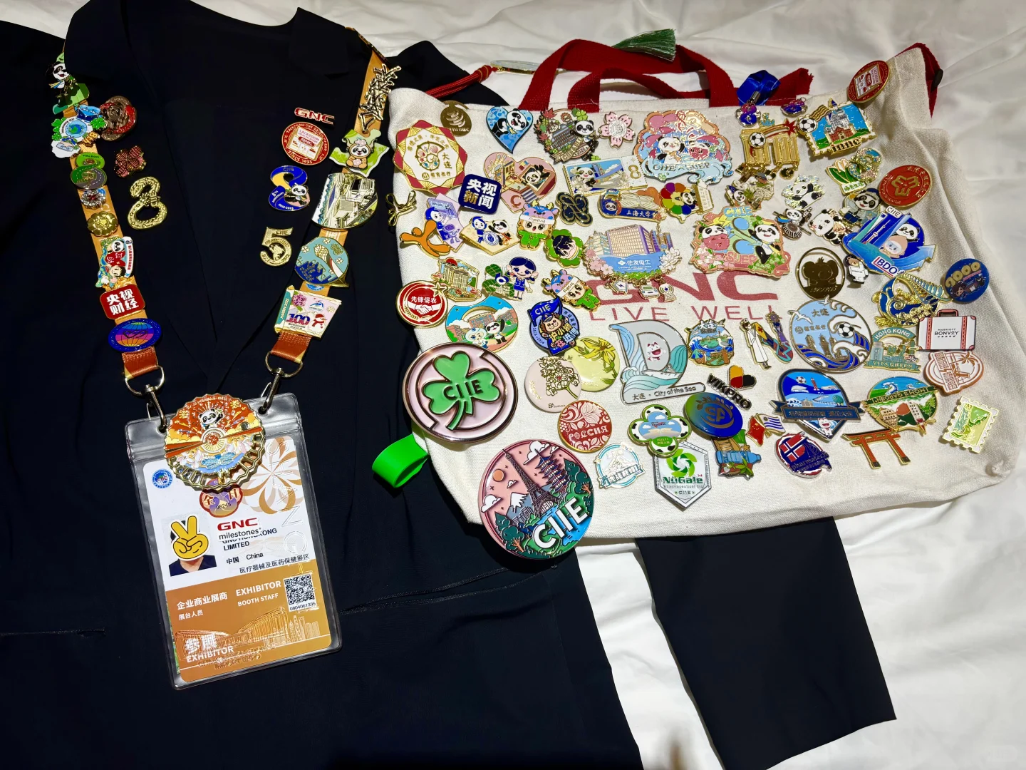 今年进博会收获?进博会PIN，换PIN，