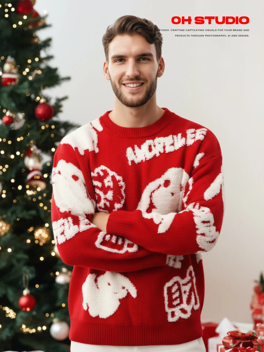 一套圣诞的跨境展款图，能帮客户赚多少钱？