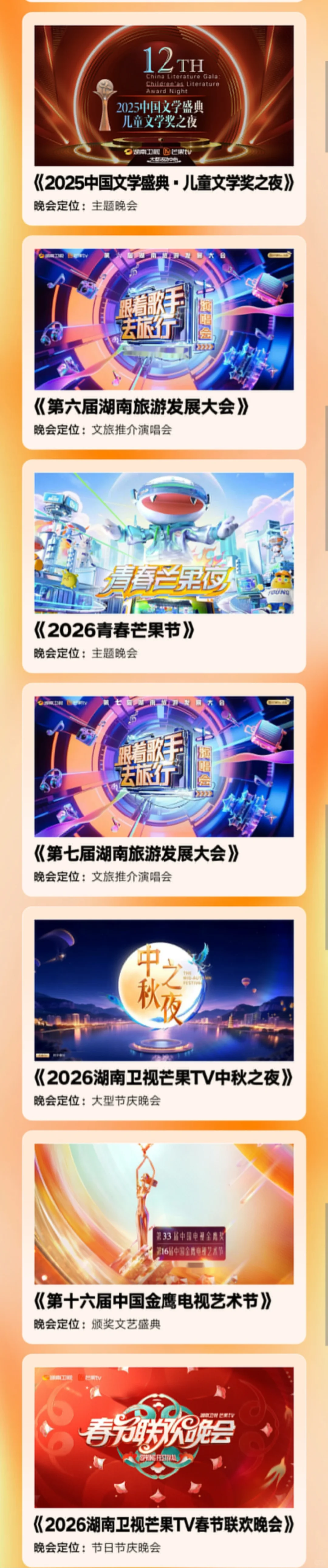 2025芒果秋季招商大会核心资源