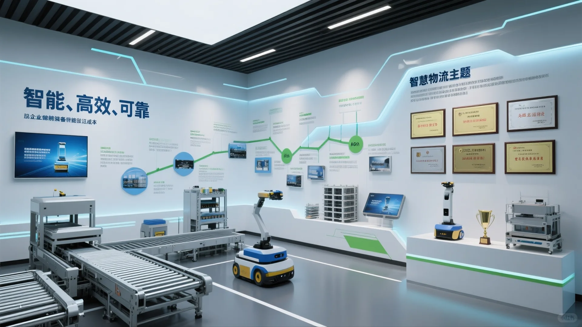 展厅设计案例｜智能物流仓储设备企业