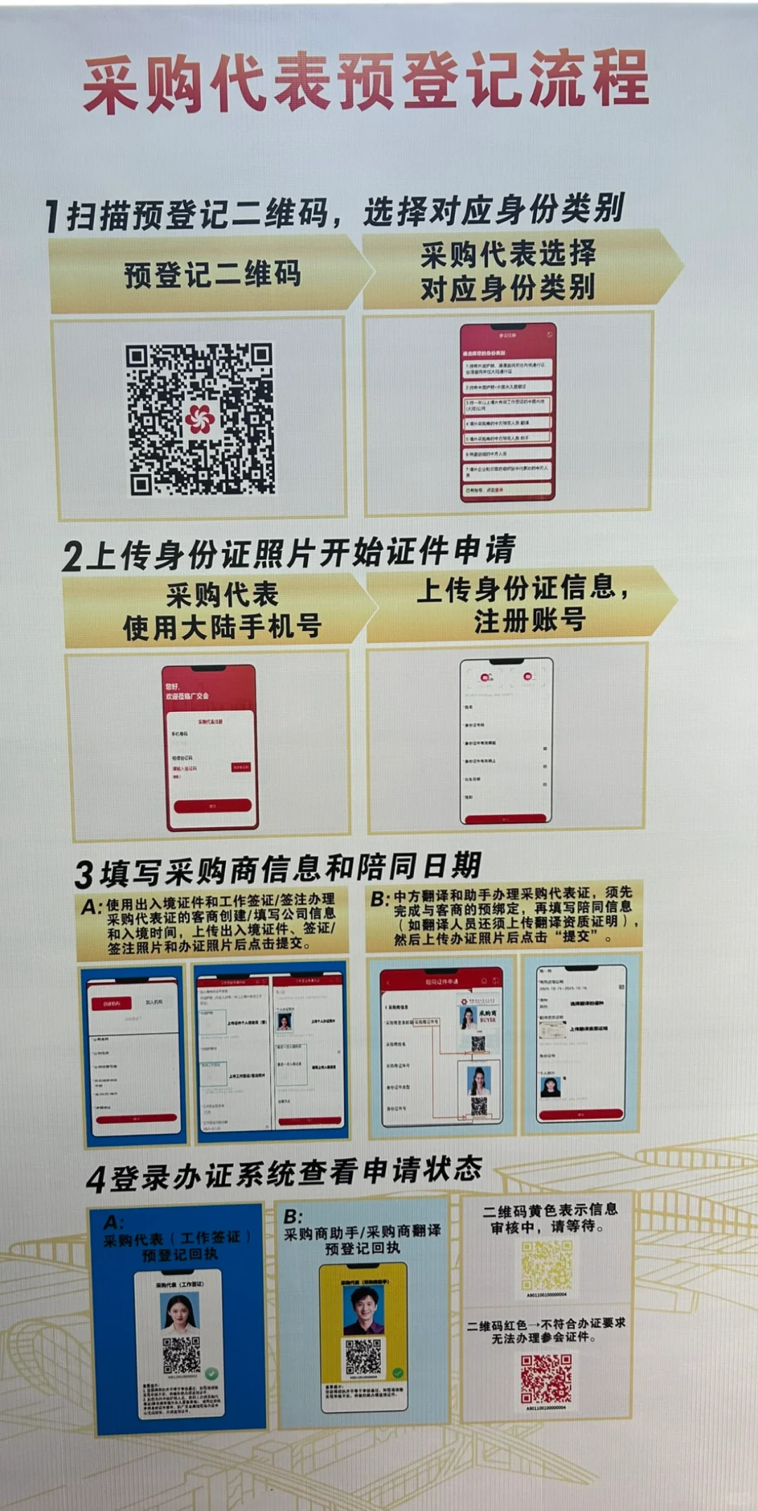 刚去完广交会办证，顺便说一下流程