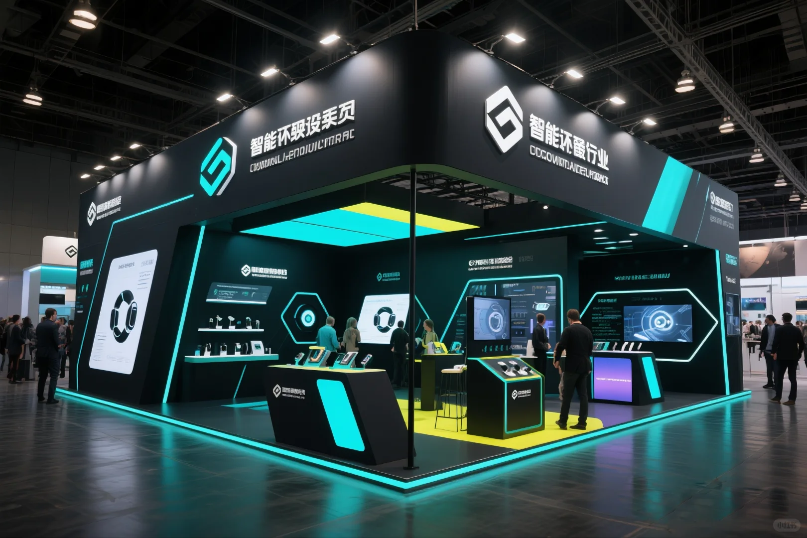 041｜AI-100套展台案例｜智能穿戴设备行业