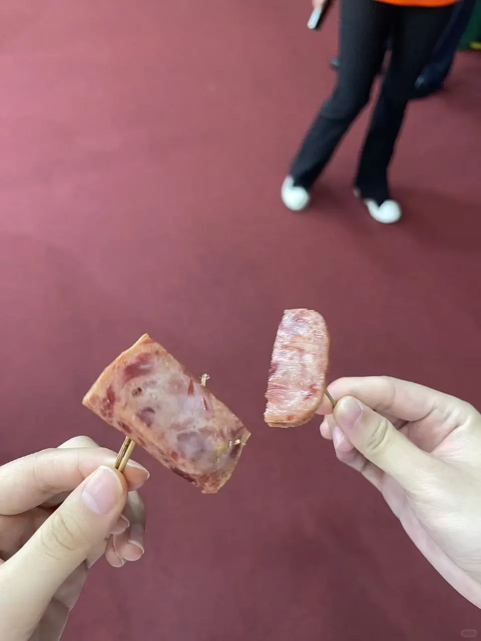 我在广交会吃撑了....