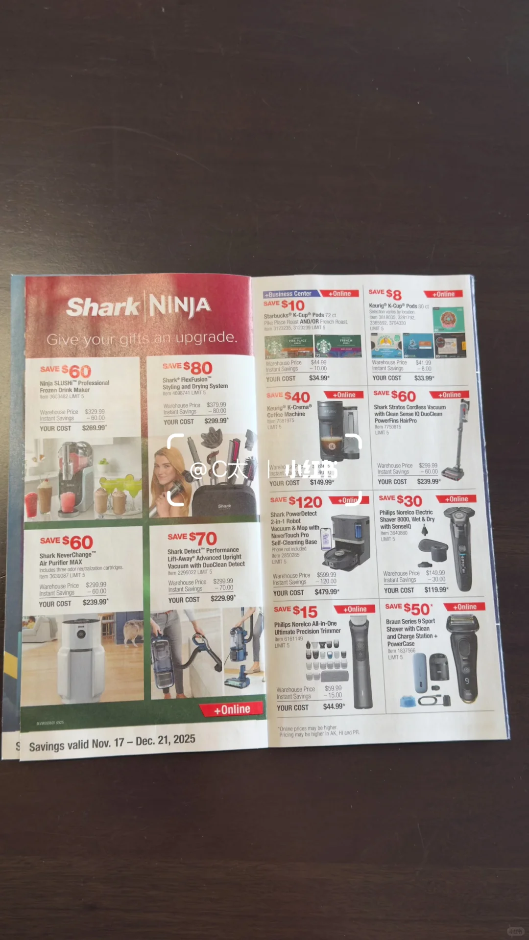 北美costco打折｜11/17-12/21-2025