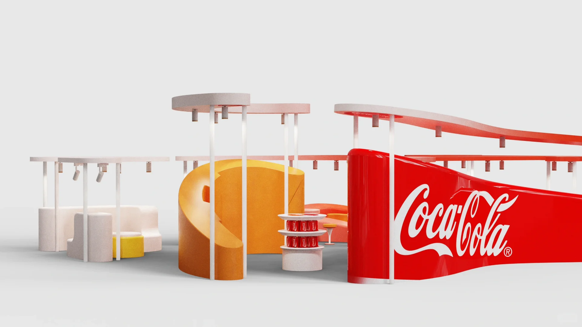 Private original｜工设生的可乐展厅设计?