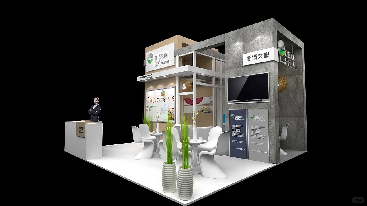 效果太棒了，广州广交会展位设计搭建