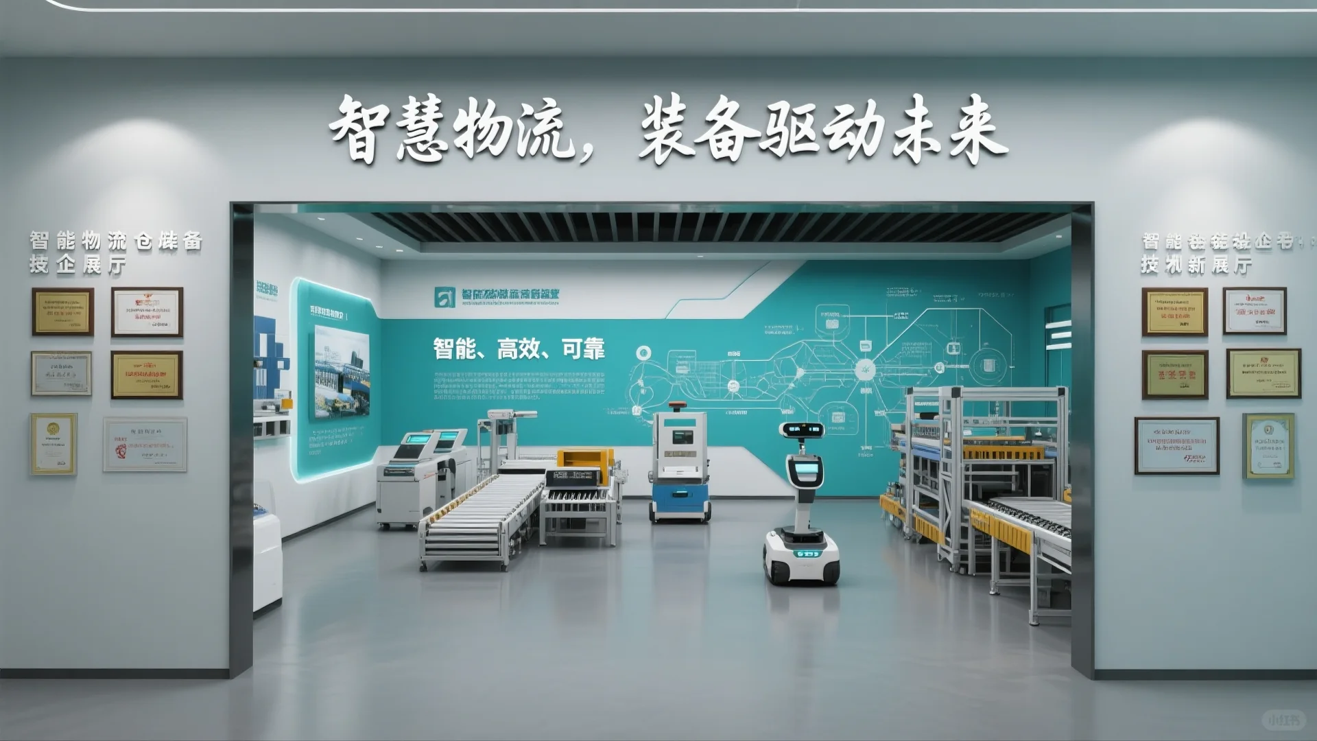 展厅设计案例｜智能物流仓储设备企业