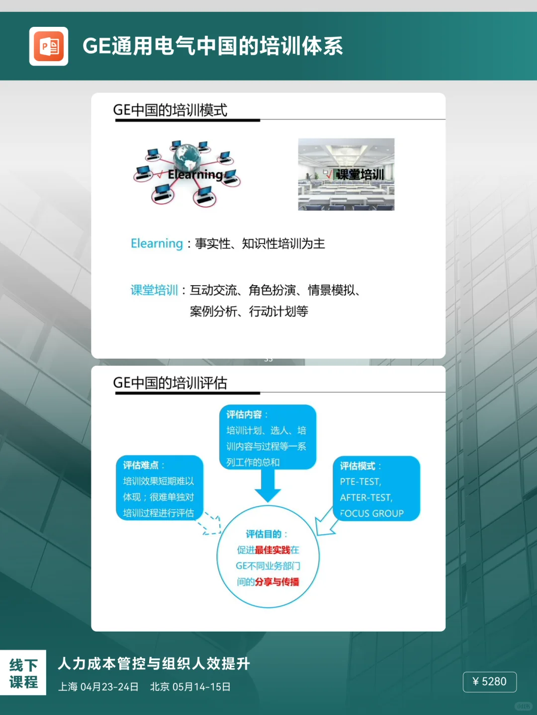 《GE通用电气的培训体系,太牛了!》
